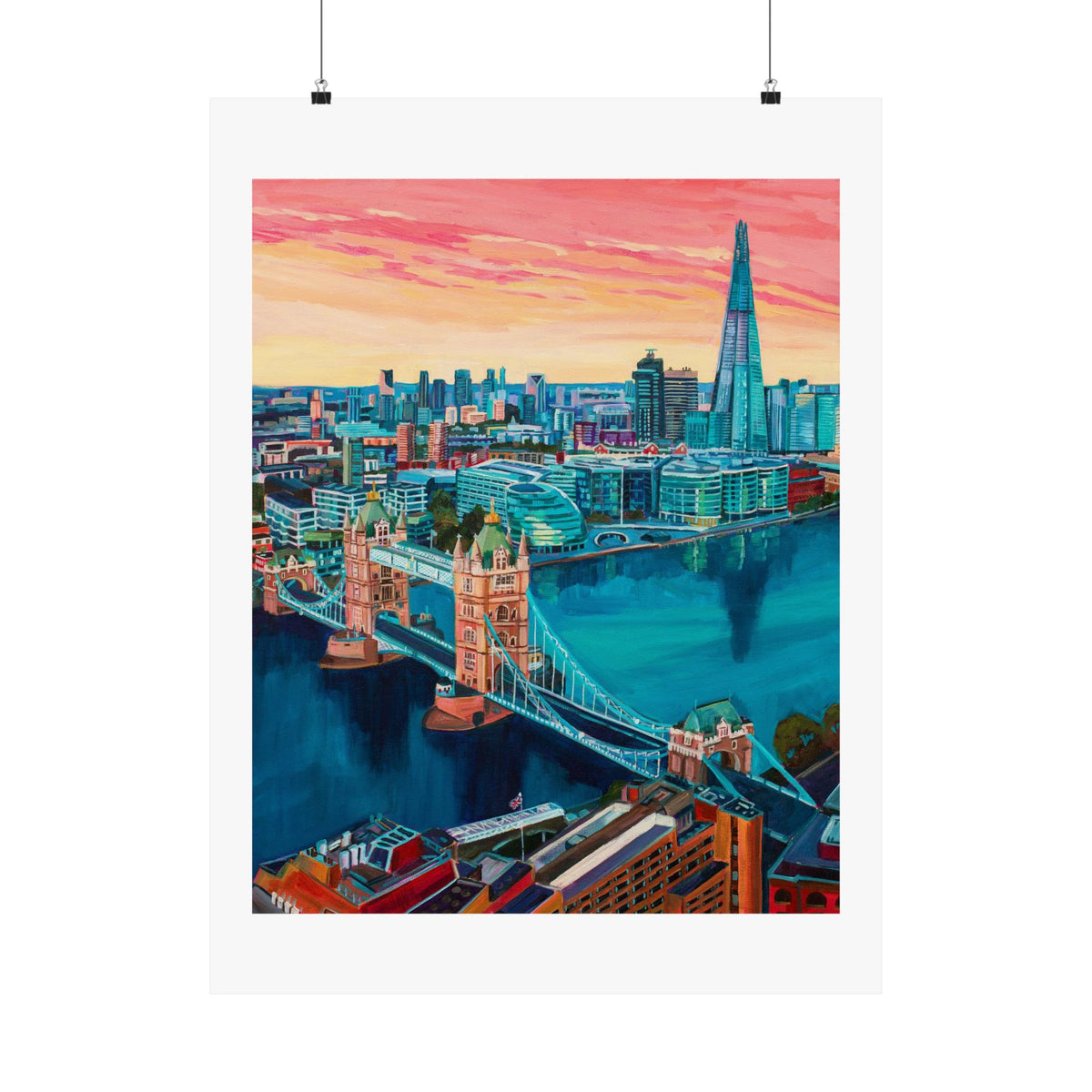 Postcards from Europe: London— Fine Art Poster Reproduction
