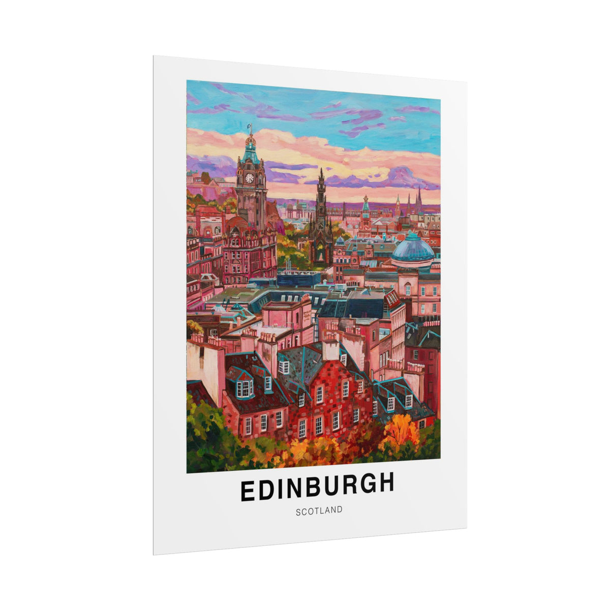Postcards from Europe- Edinburgh: Travel Posters Souvenirs