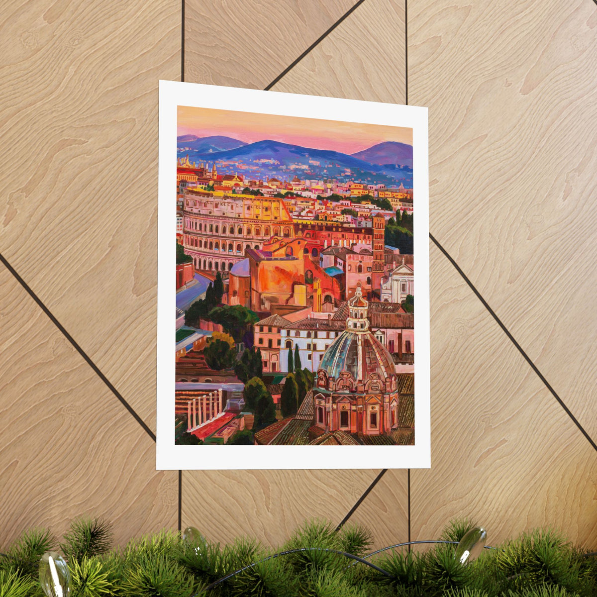Postcards from Europe: Rome— Fine Art Poster Reproduction