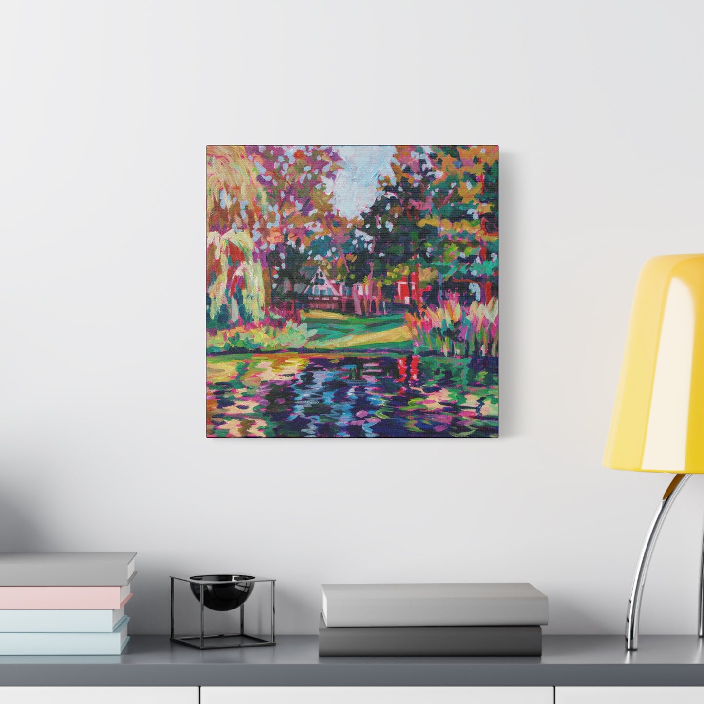 Cabin by the Lake—Matte Canvas, Stretched, 1.25"