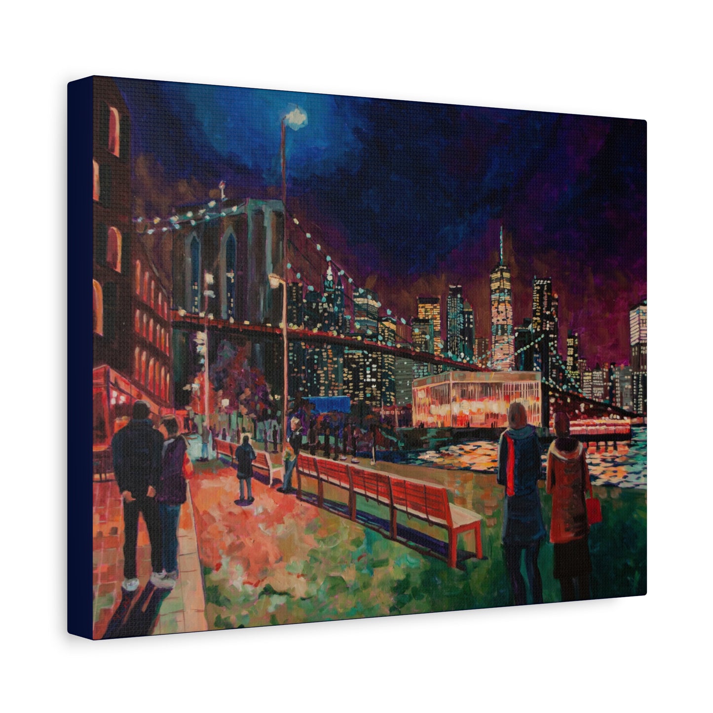 From DUMBO to Manhattan with Love—Matte Canvas, Stretched, 1.25"