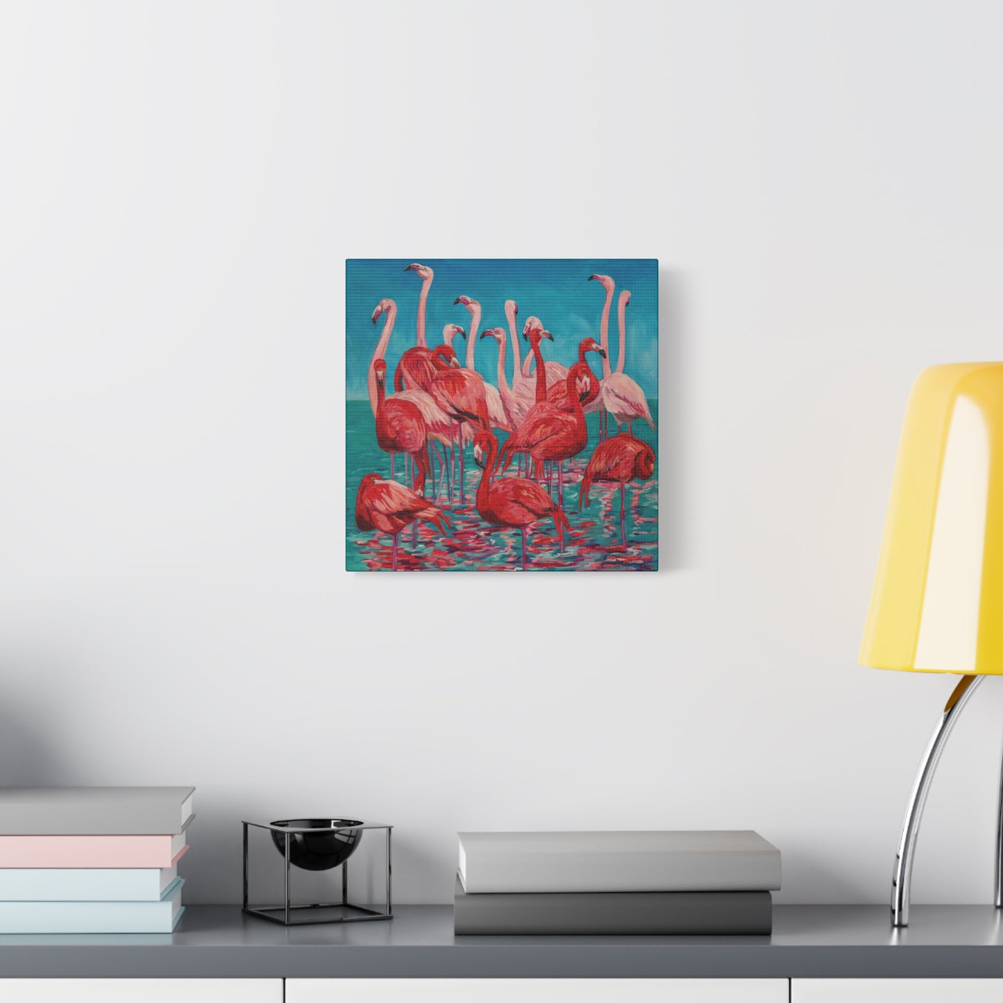 Flamboyance of Flamingos—Matte Canvas, Stretched, 1.25"