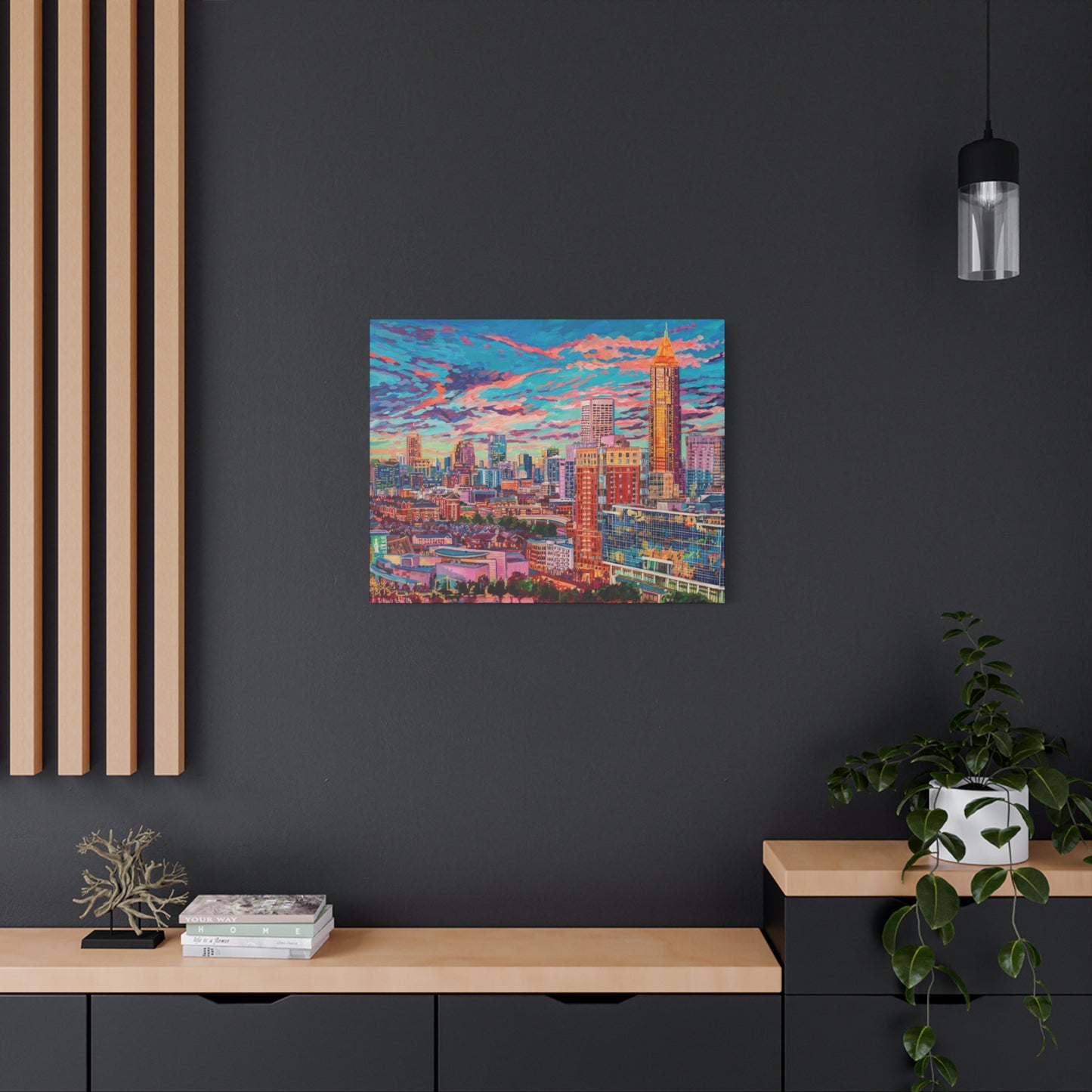 Midtown Atlanta Skyline —Matte Canvas, Stretched, 1.25"