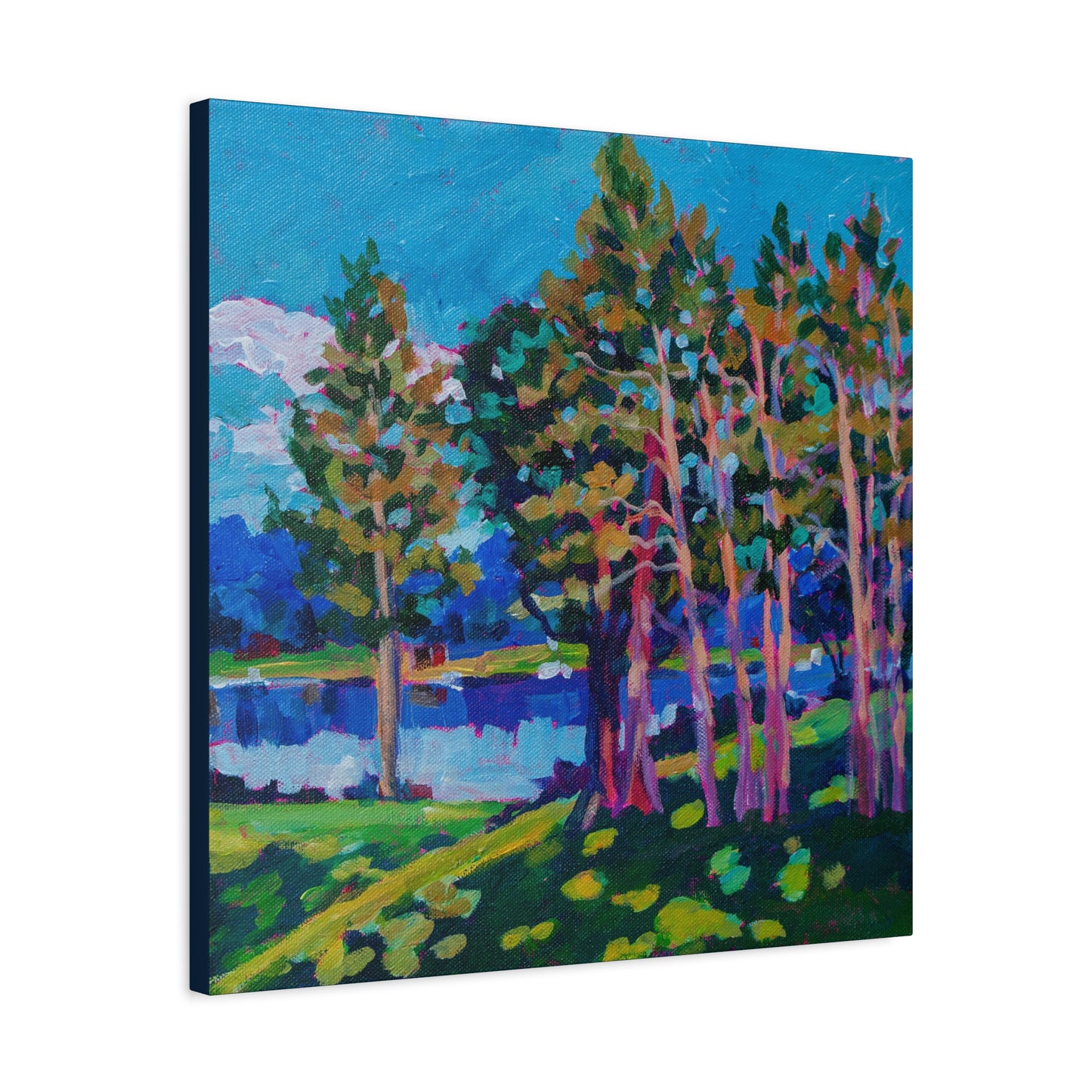 Happy Little Trees—Matte Canvas, Stretched, 1.25"