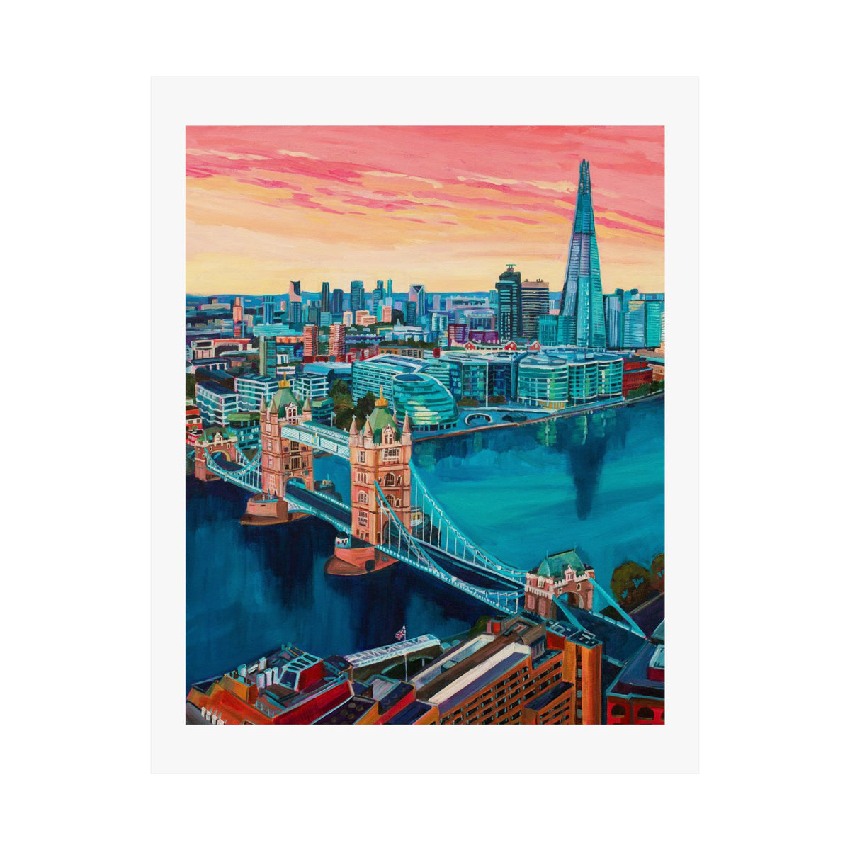 Postcards from Europe: London— Fine Art Poster Reproduction