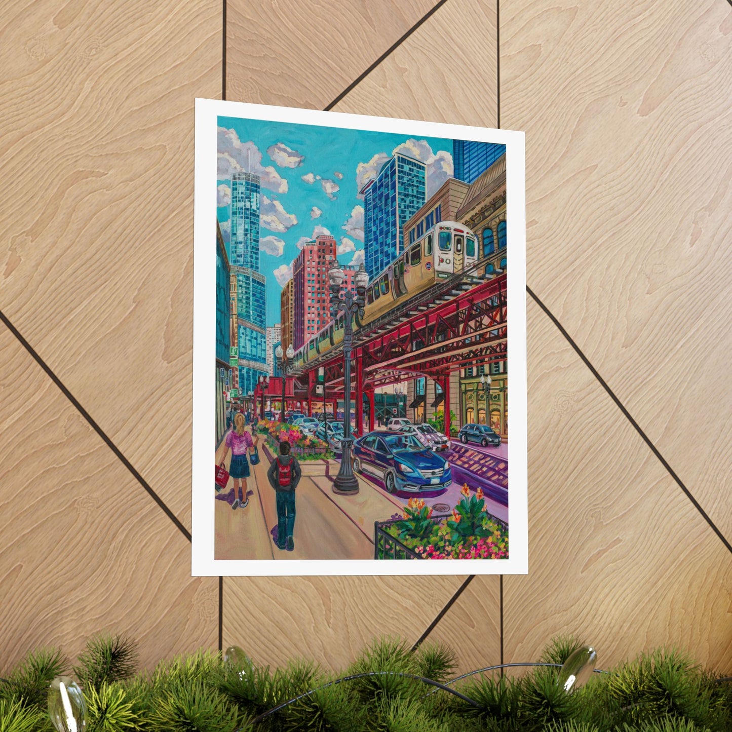 Chicago Elevated — Fine Art Poster Reproduction