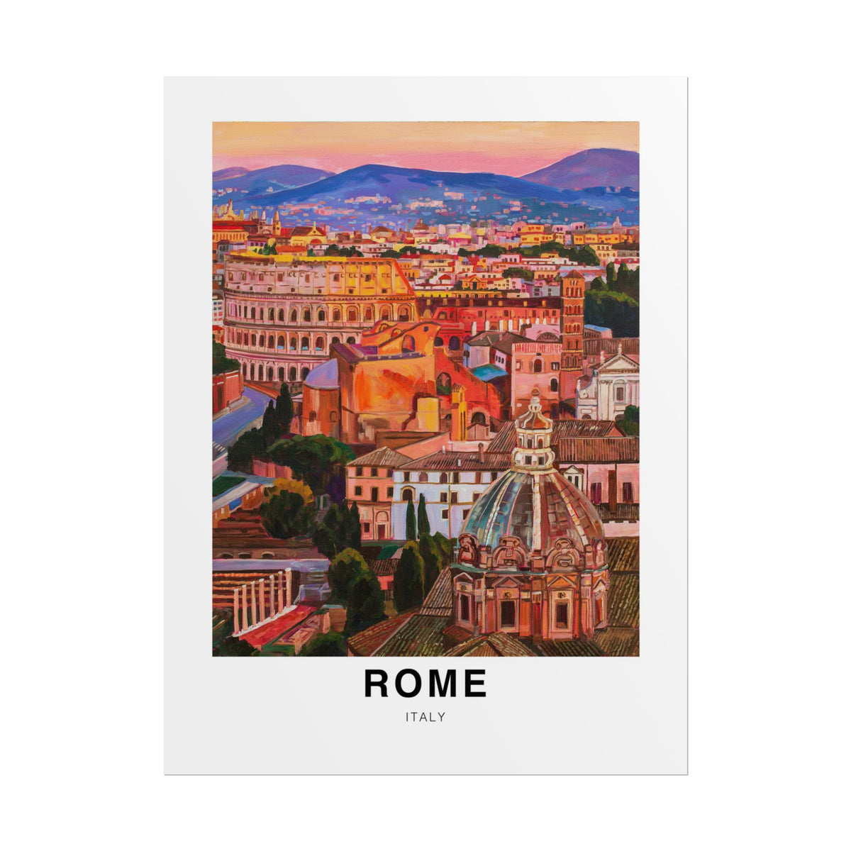 Postcards from Europe- Rome: Travel Posters Souvenirs