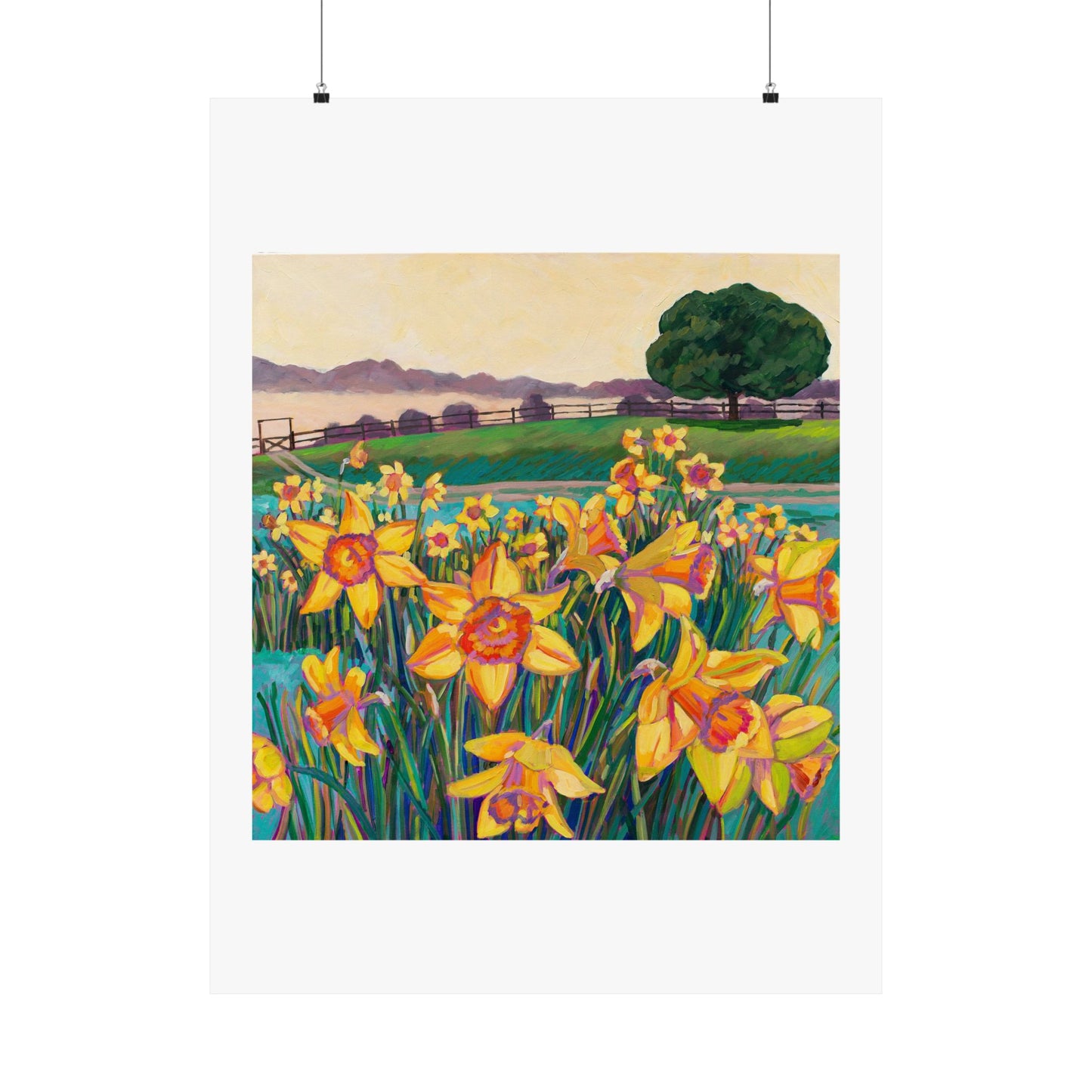 Spring’s Golden Chorus— Matte Paper Poster Reproduction