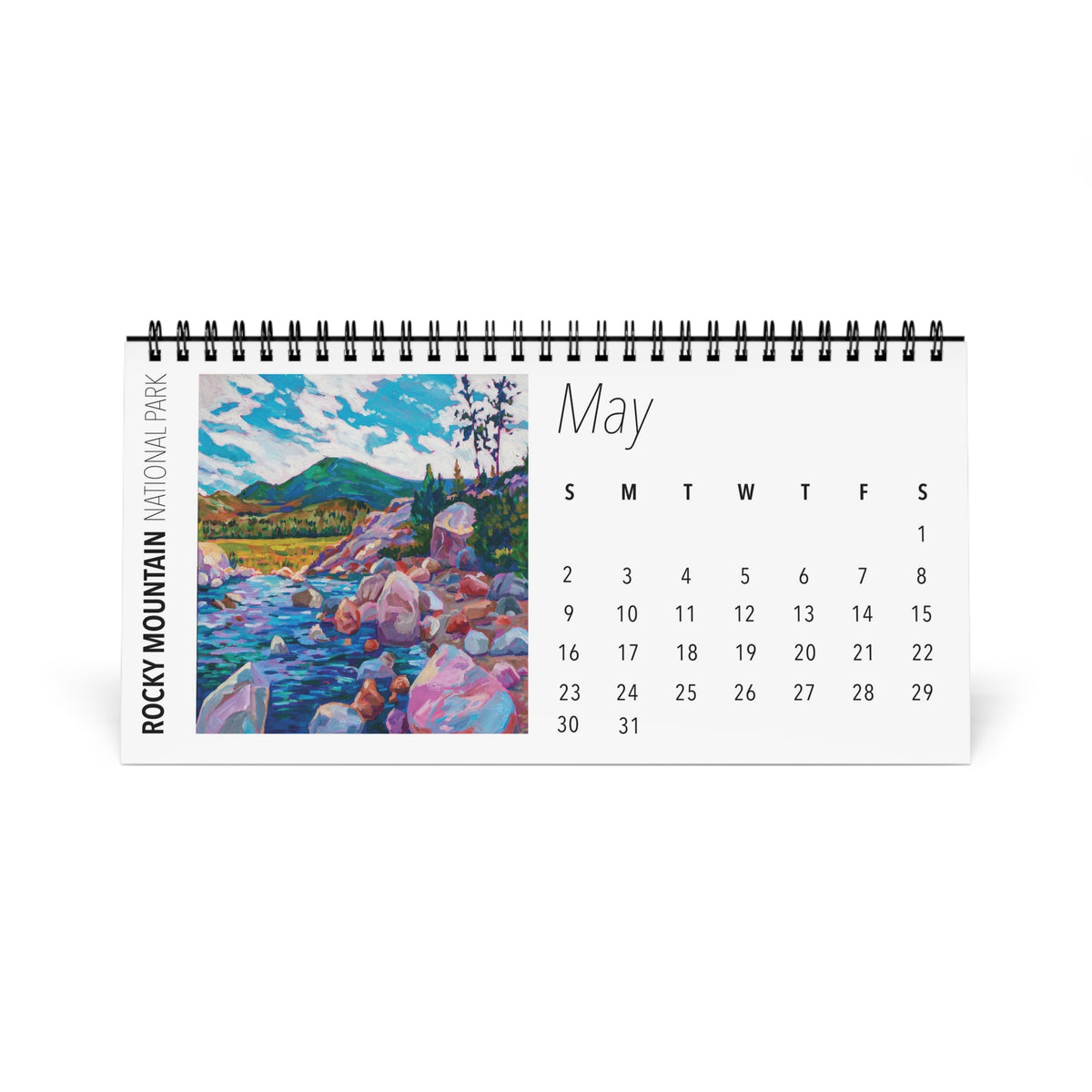 National Parks 2027 Desktop Calendar