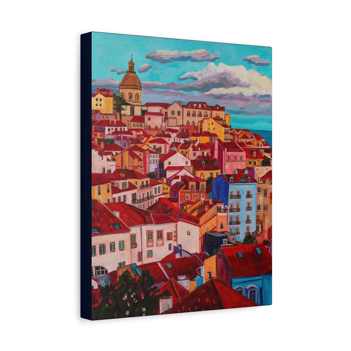 Postcards from Europe: Lisbon —Matte Canvas, Stretched, 1.25"