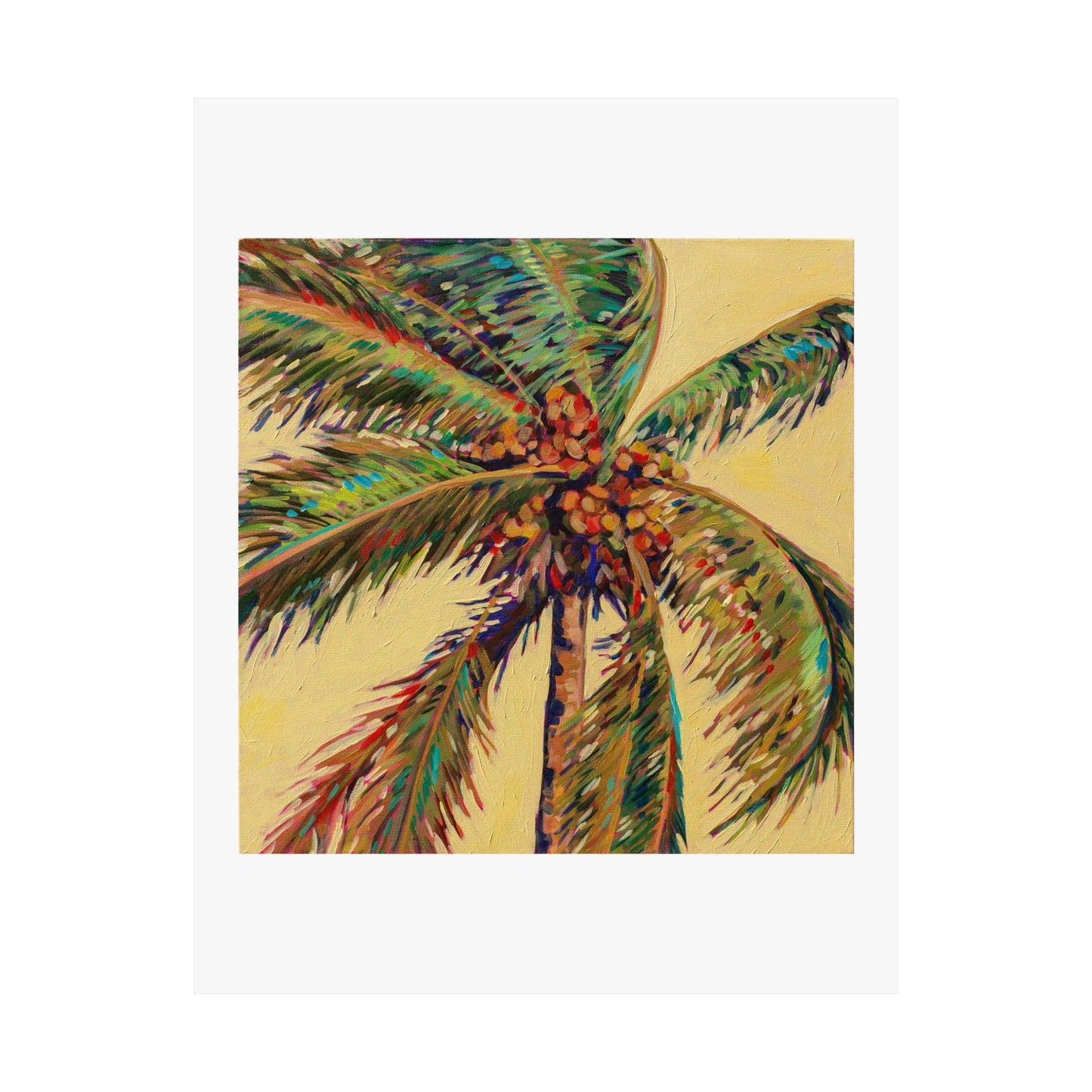 Palm Detail #17 (Coconut Tree) — Matte Paper Poster Reproduction