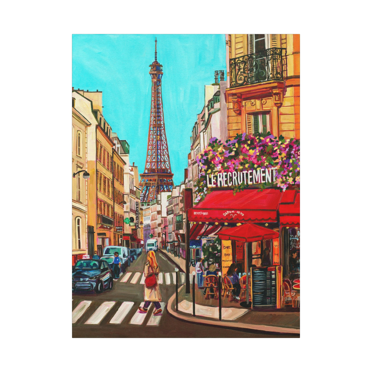 Postcards from Europe: Lisbon —Matte Canvas, Stretched, 1.25"