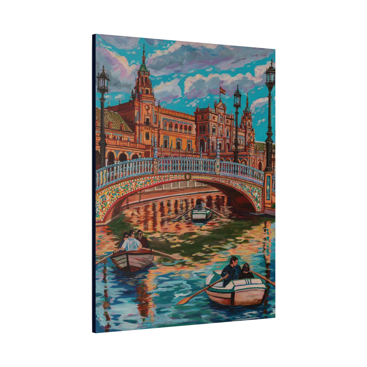 Postcards from Europe: Seville  —Matte Canvas, Stretched, 1.25"