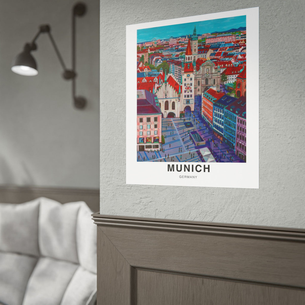 Postcards from Europe- Munich: Travel Posters Souvenirs