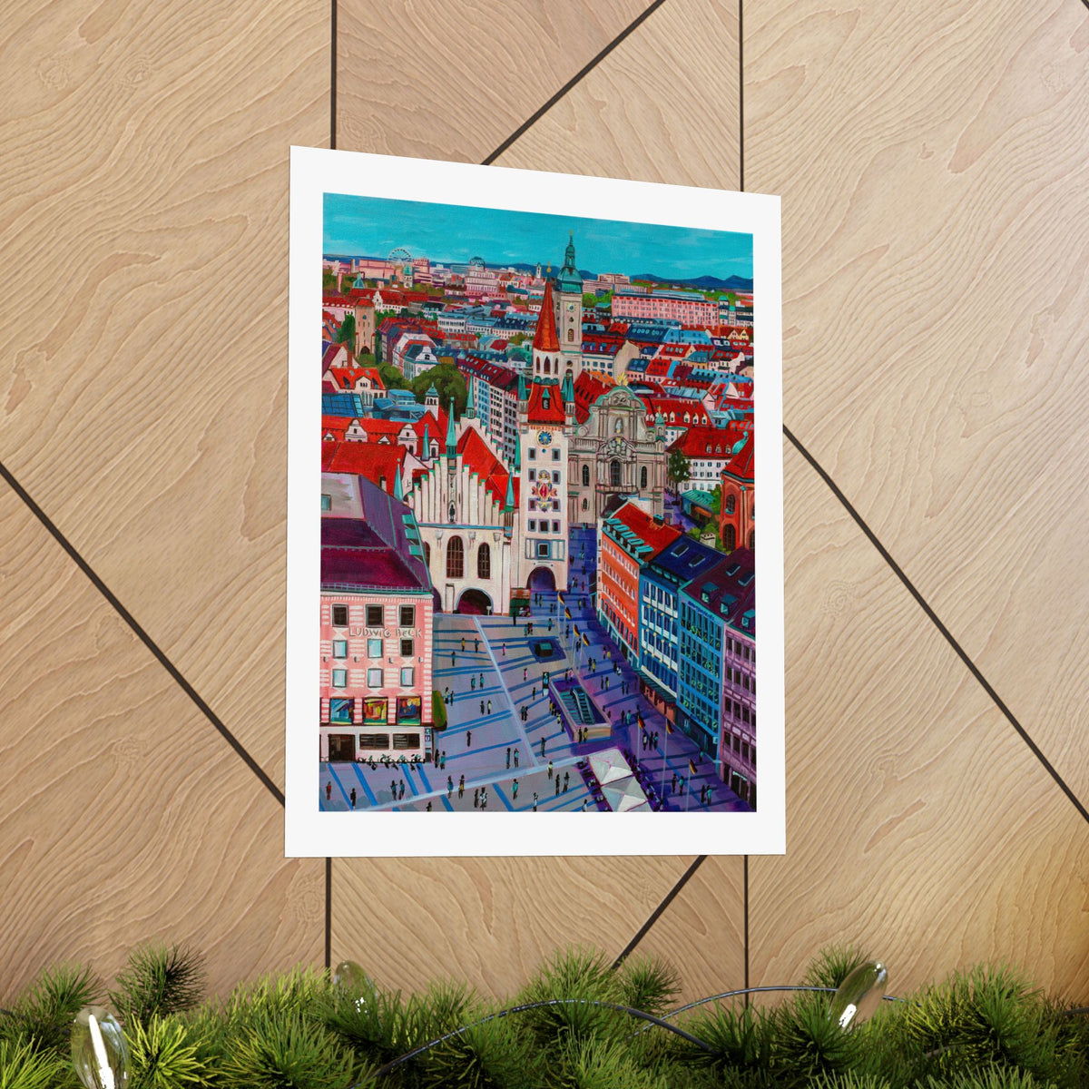 Postcards from Europe: Munich— Fine Art Poster Reproduction
