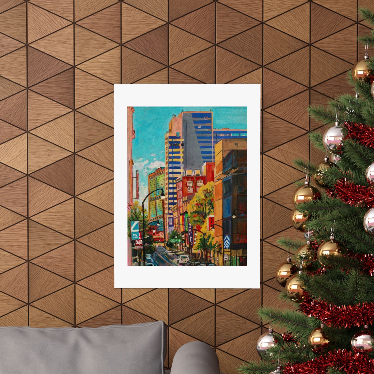 Atlanta Street Scene 2 (Rialto Center for the Arts) — Fine Art Matte Paper  Reproduction