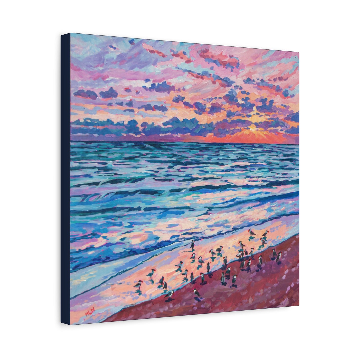 Morning Meetup—Matte Canvas, Stretched, 1.25"