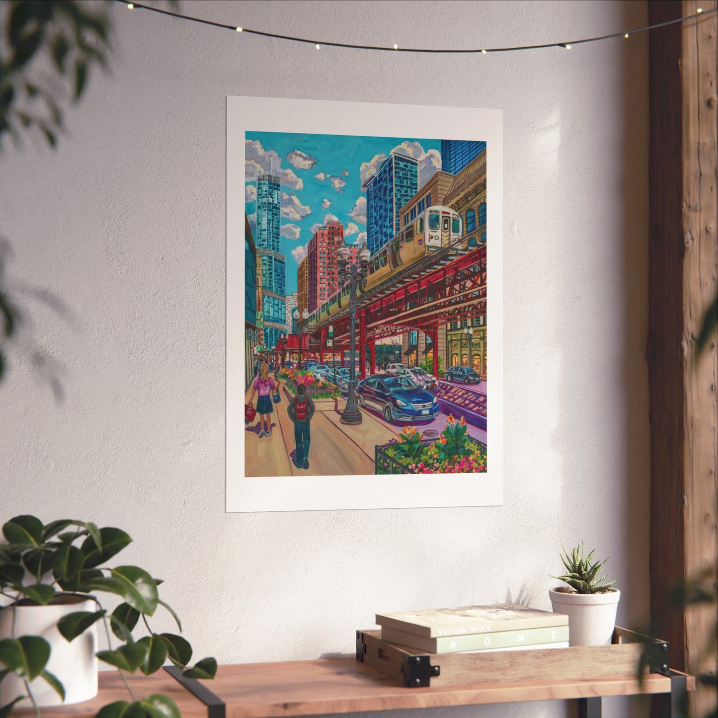 Chicago Elevated — Fine Art Poster Reproduction