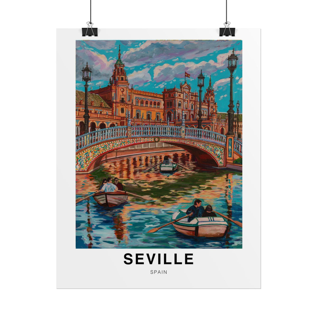 Postcards from Europe- Seville: Travel Posters Souvenirs