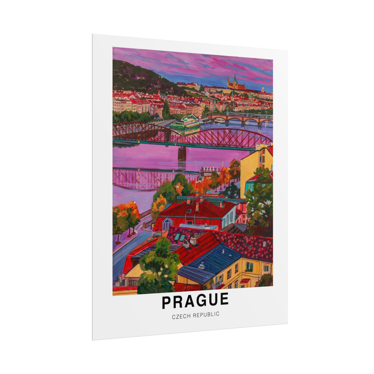 Postcards from Europe- Prague: Travel Posters Souvenirs