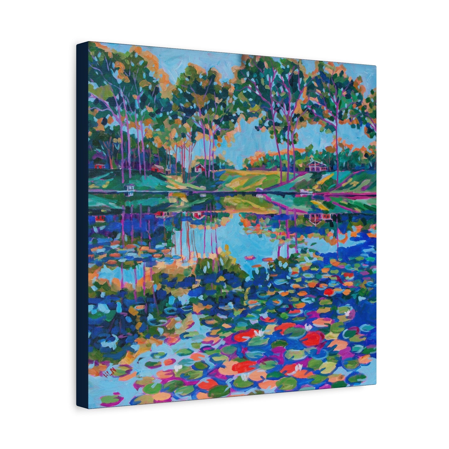 Lily Pads on the lake—Matte Canvas, Stretched, 1.25"