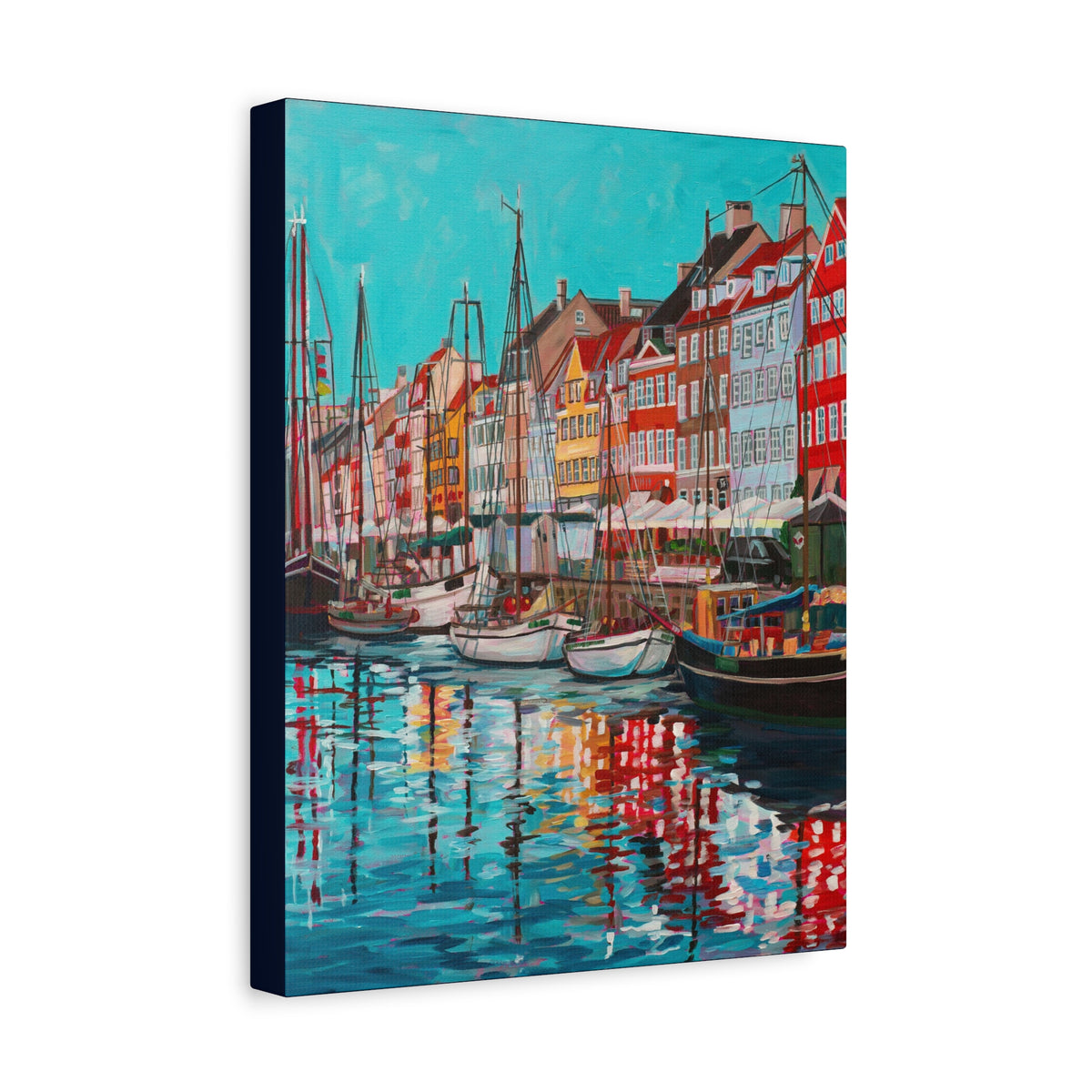 Postcards from Europe: Copenhagen  —Matte Canvas, Stretched, 1.25"