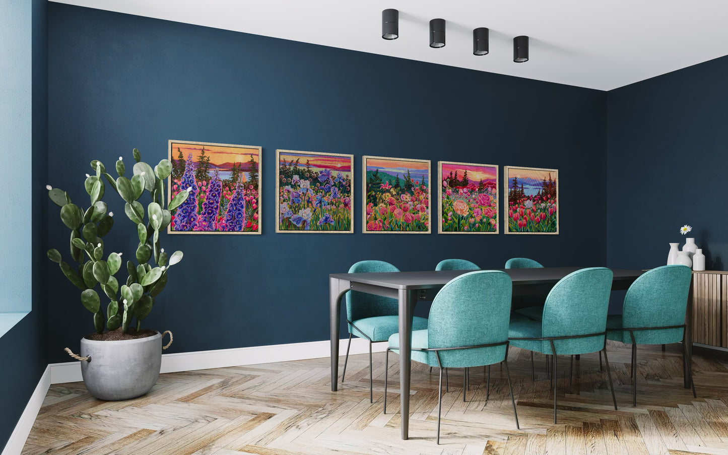 Wonder garden series- Delphinium trio