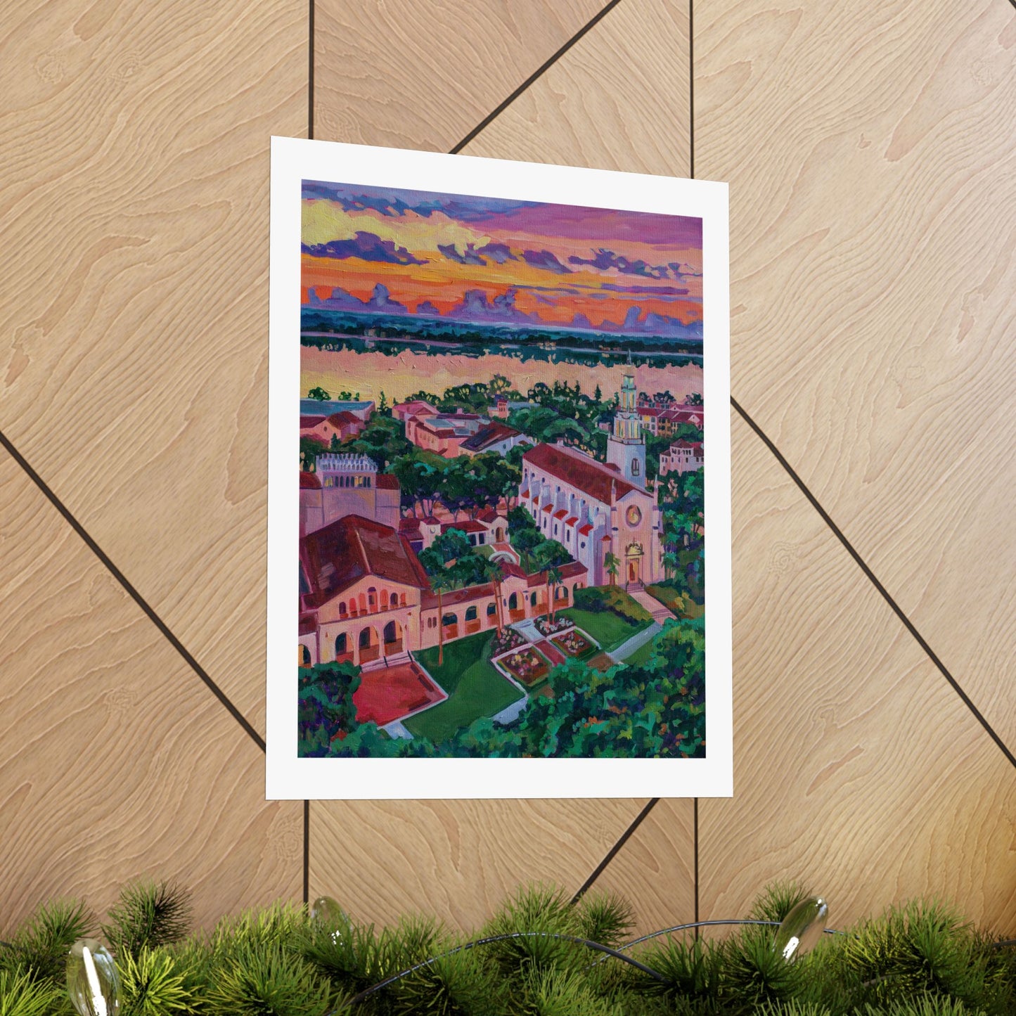 Sunrise over Rollins, Winter Park — Fine Art Matte Paper  Reproduction