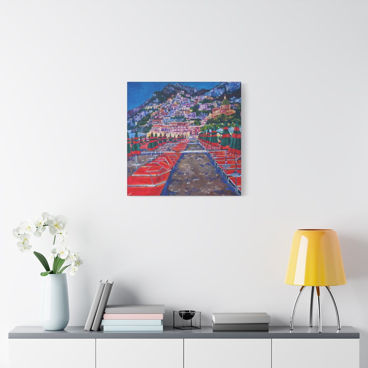 Positano at Dusk —Matte Canvas, Stretched, 1.25"