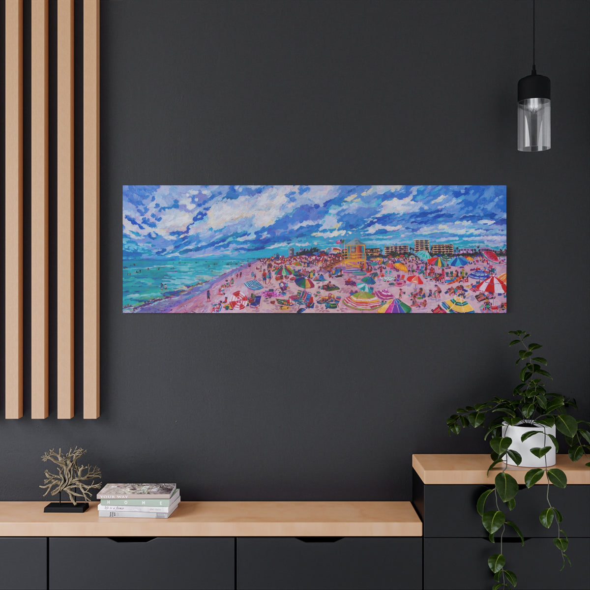 Busy Relaxing— Gallery Wrapped Canvas Reproduction