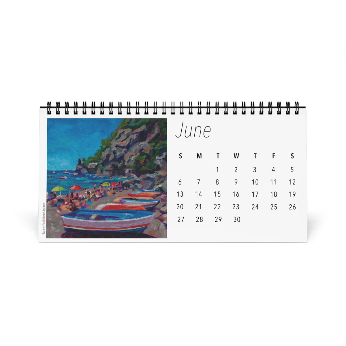 Seaside Italy- Amalfi Coast 2027 Desktop Calendar