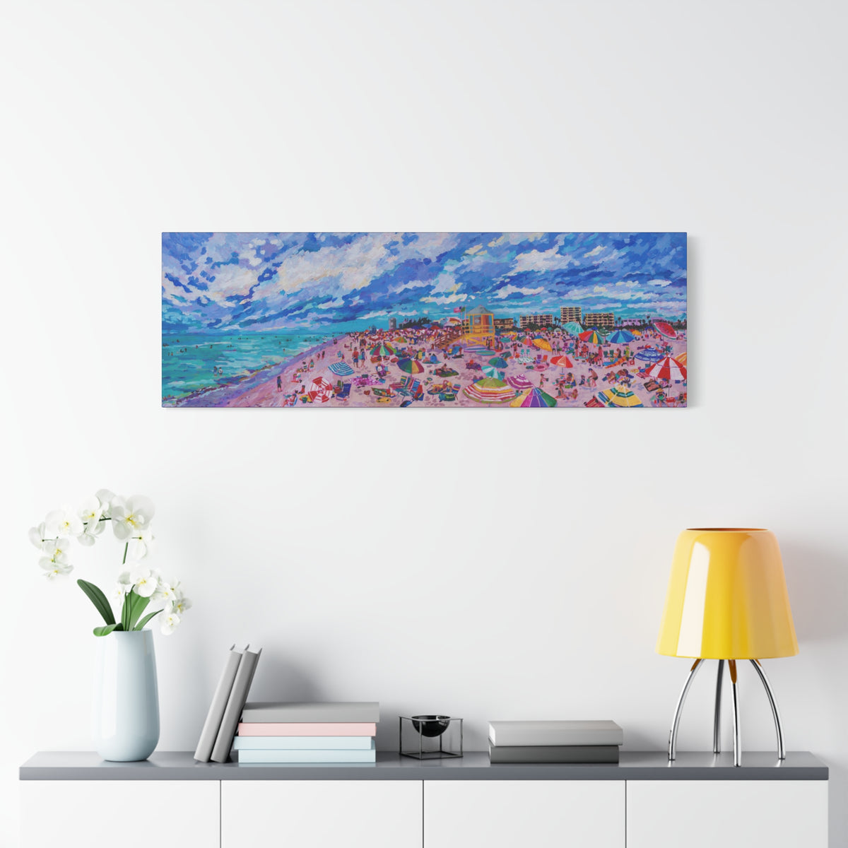 Busy Relaxing— Gallery Wrapped Canvas Reproduction