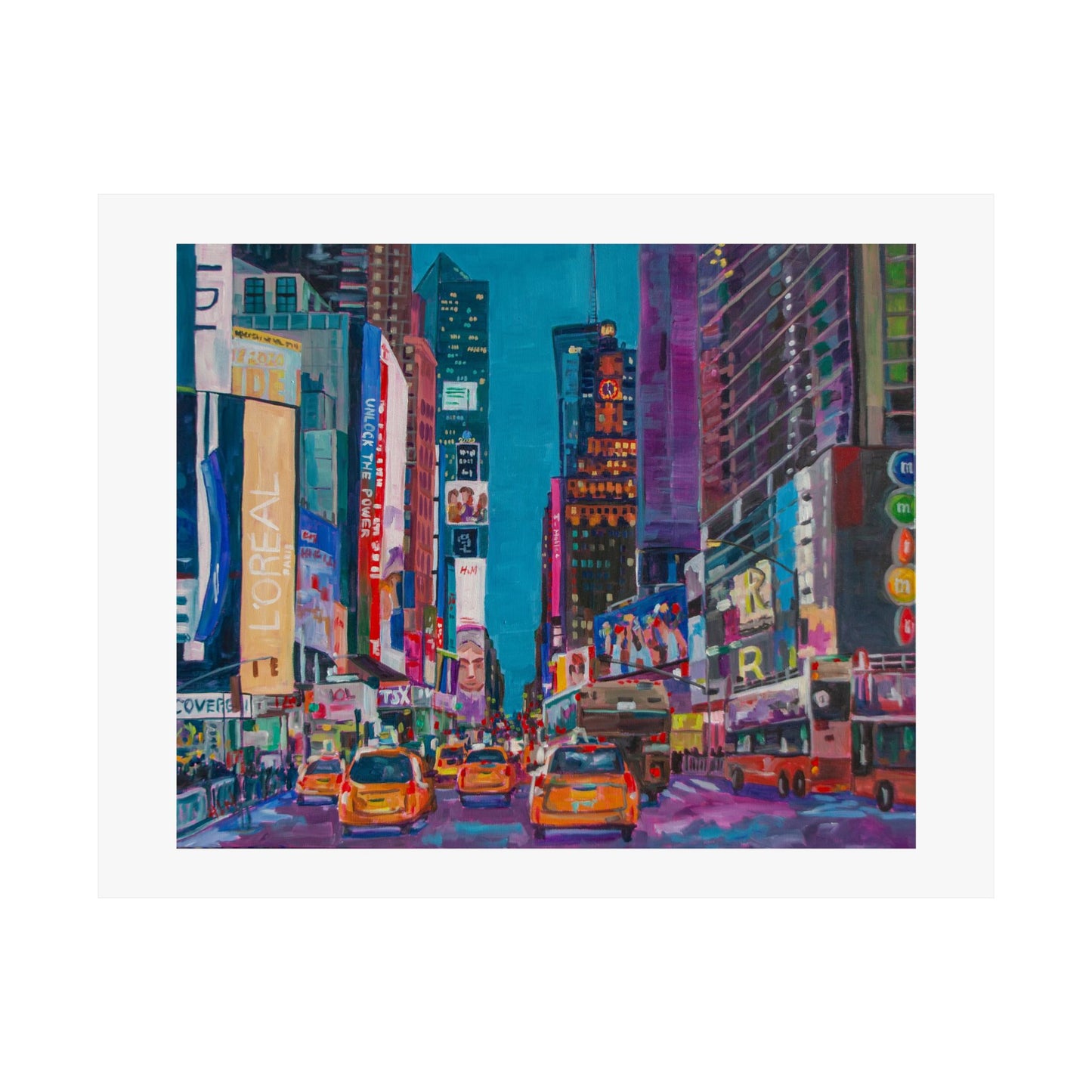 Sensory Overload- Times Square 2—Matte Horizontal Posters