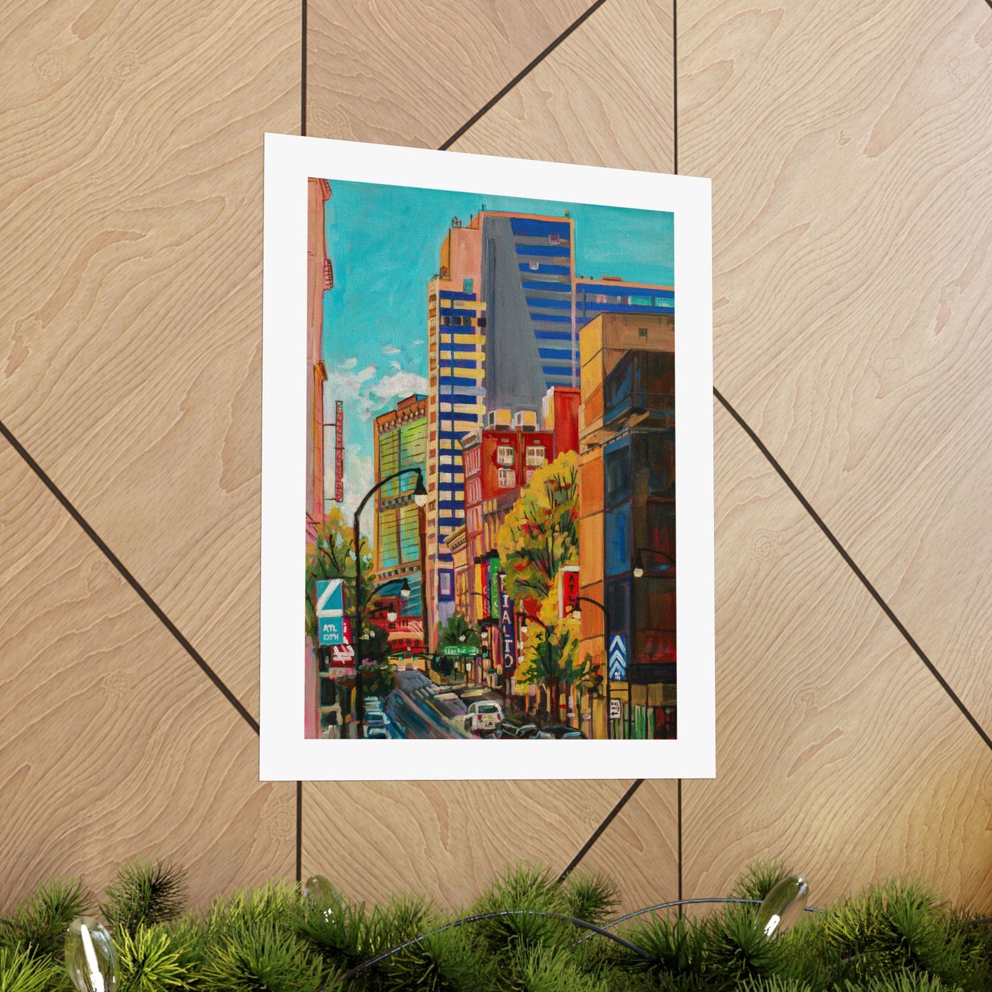 Atlanta Street Scene 2 (Rialto Center for the Arts) — Fine Art Matte Paper  Reproduction