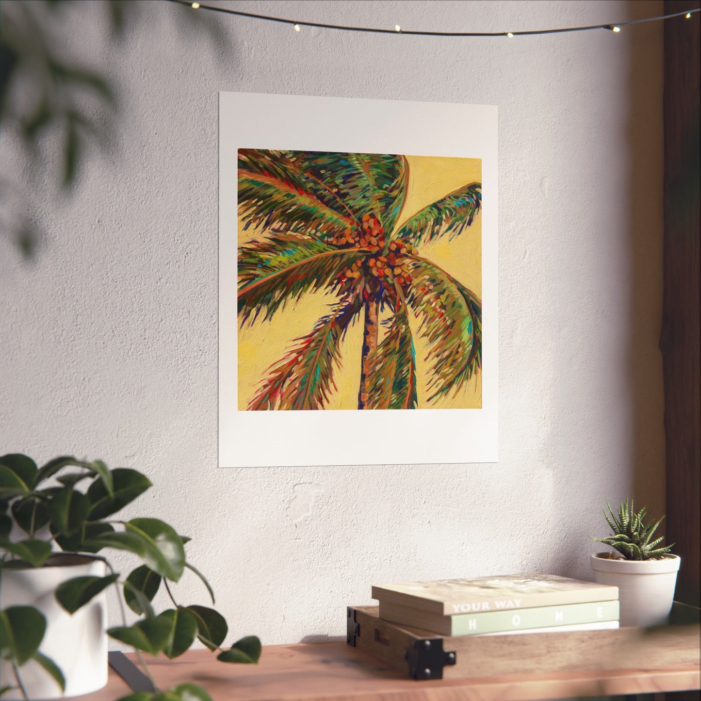 Palm Detail #17 (Coconut Tree) — Matte Paper Poster Reproduction