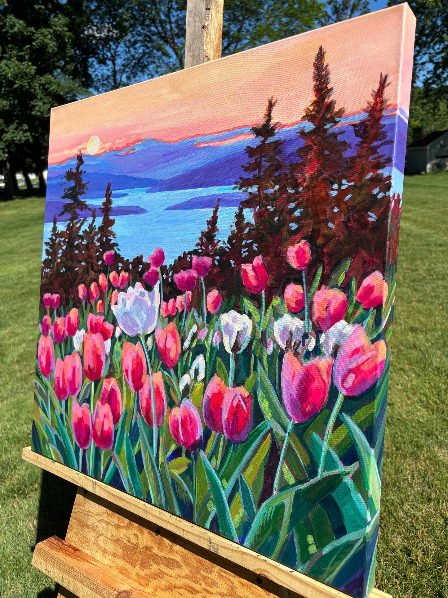 Wonder garden series- Tulips Above the Water