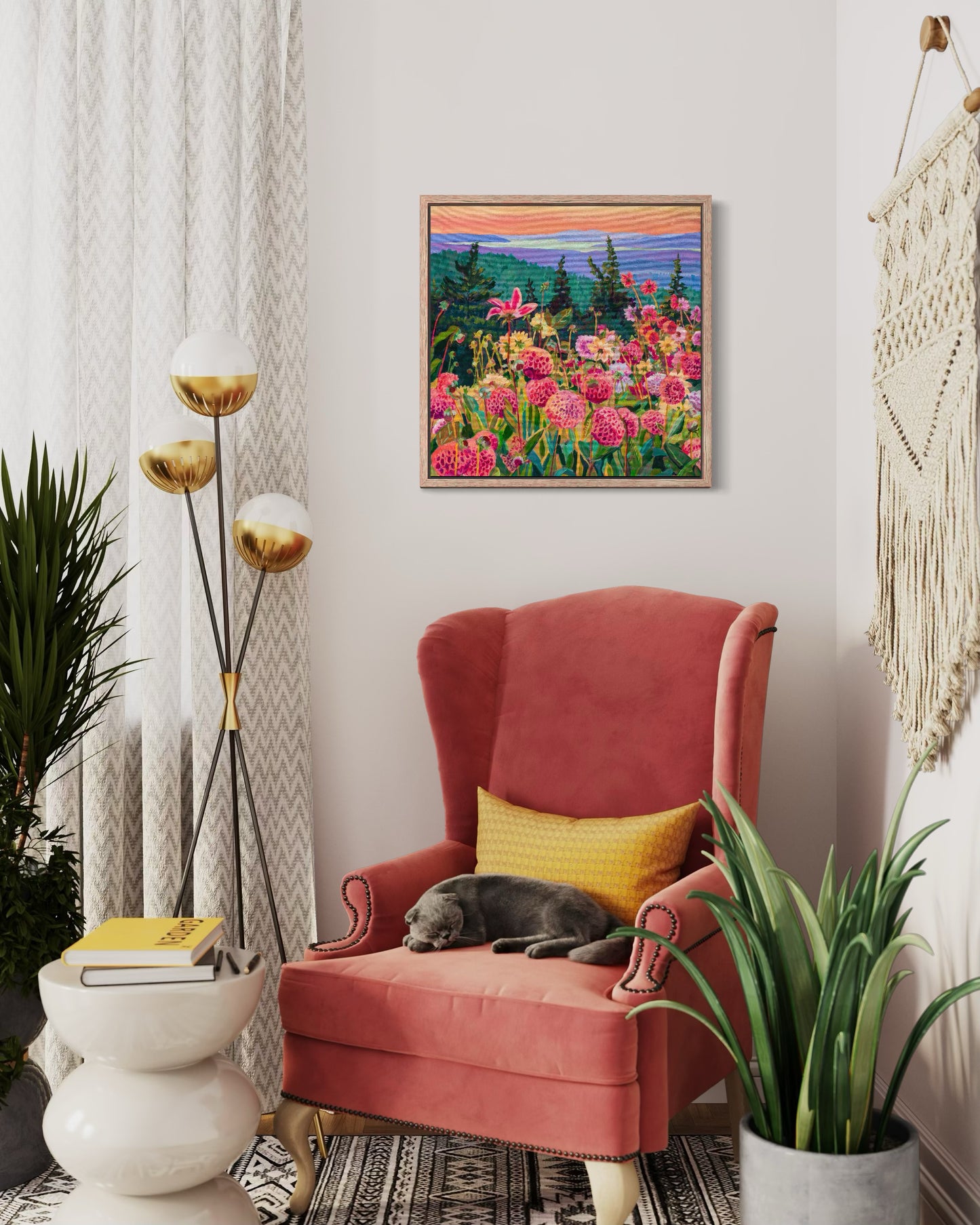 Wonder garden series- Dahlias at Dusk