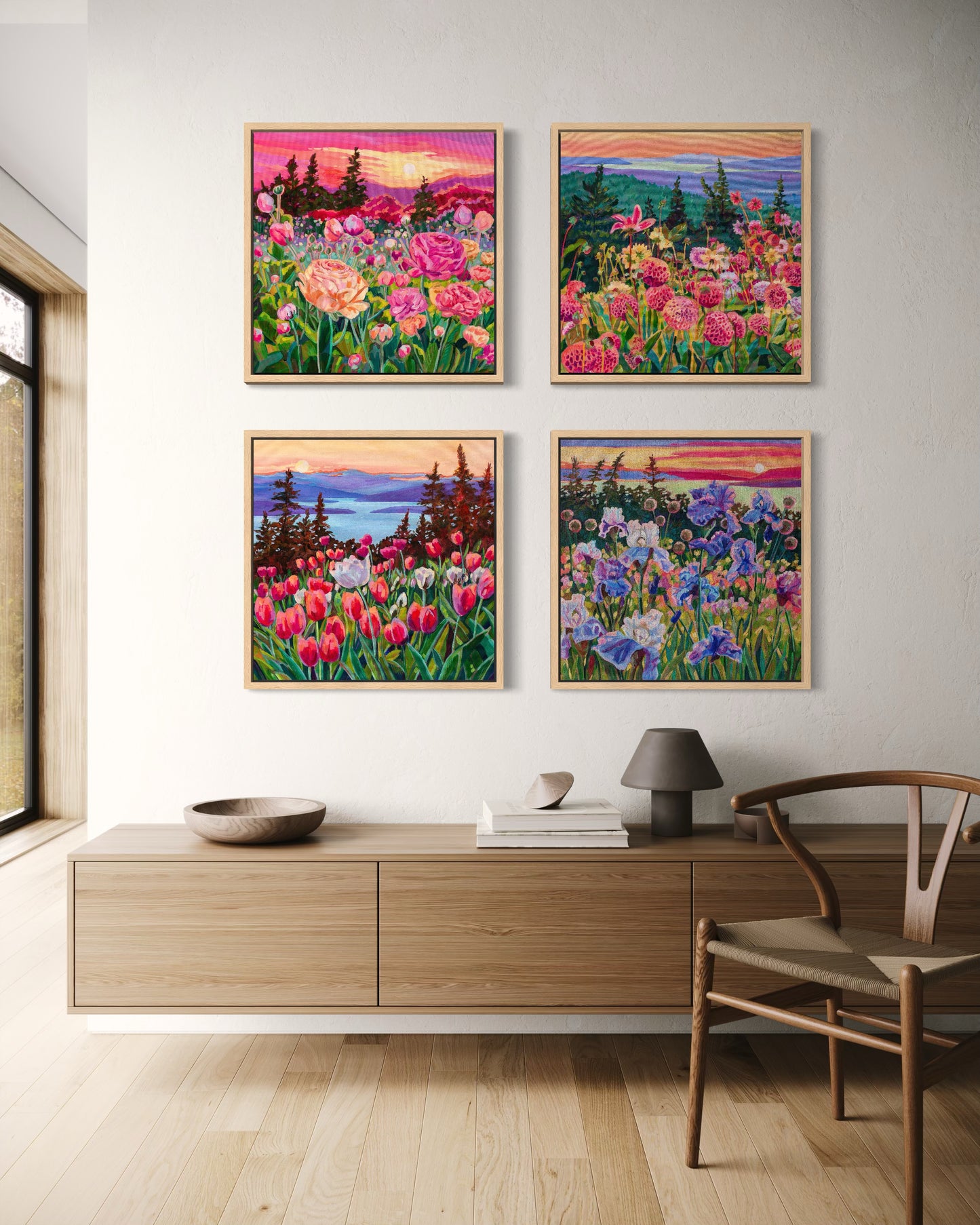 Wonder garden series- Tulips Above the Water