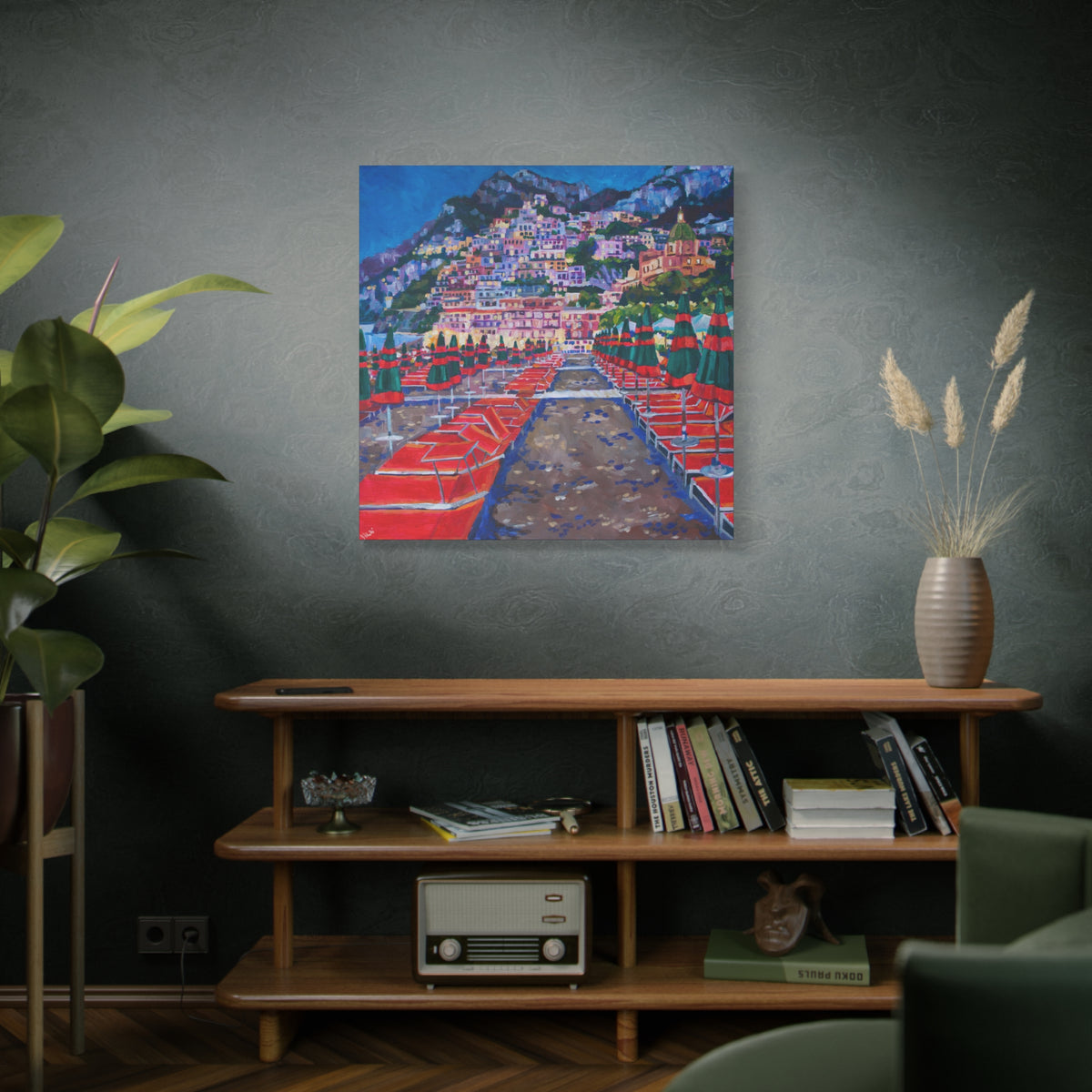 Positano at Dusk —Matte Canvas, Stretched, 1.25"