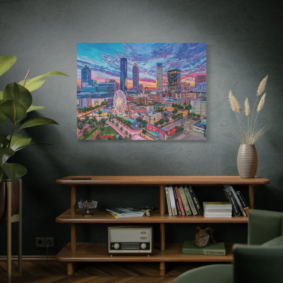 Atlanta Sunset— Gallery Wrapped Canvas Reproduction