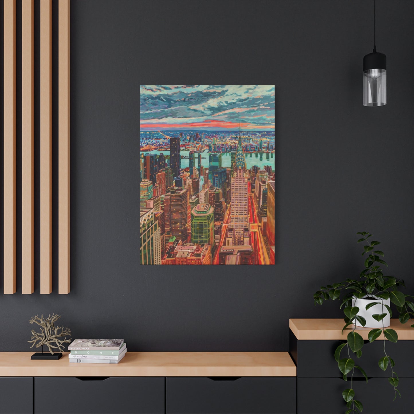 Manhattan Awakening -NYC—Matte Canvas, Stretched, 1.25"