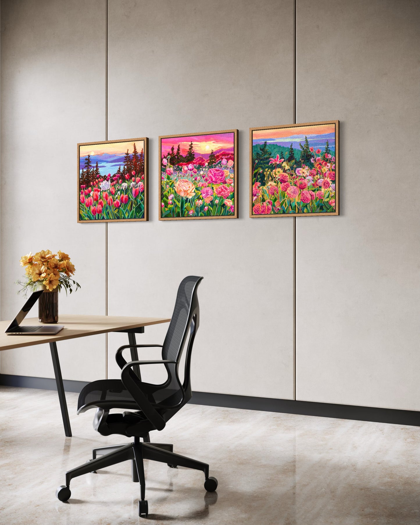 Wonder garden series- Tulips Above the Water