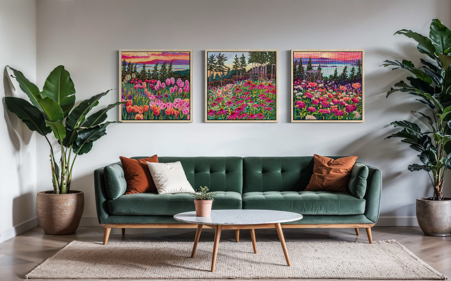 Wonder garden series- Zinnias in the Mountain Light