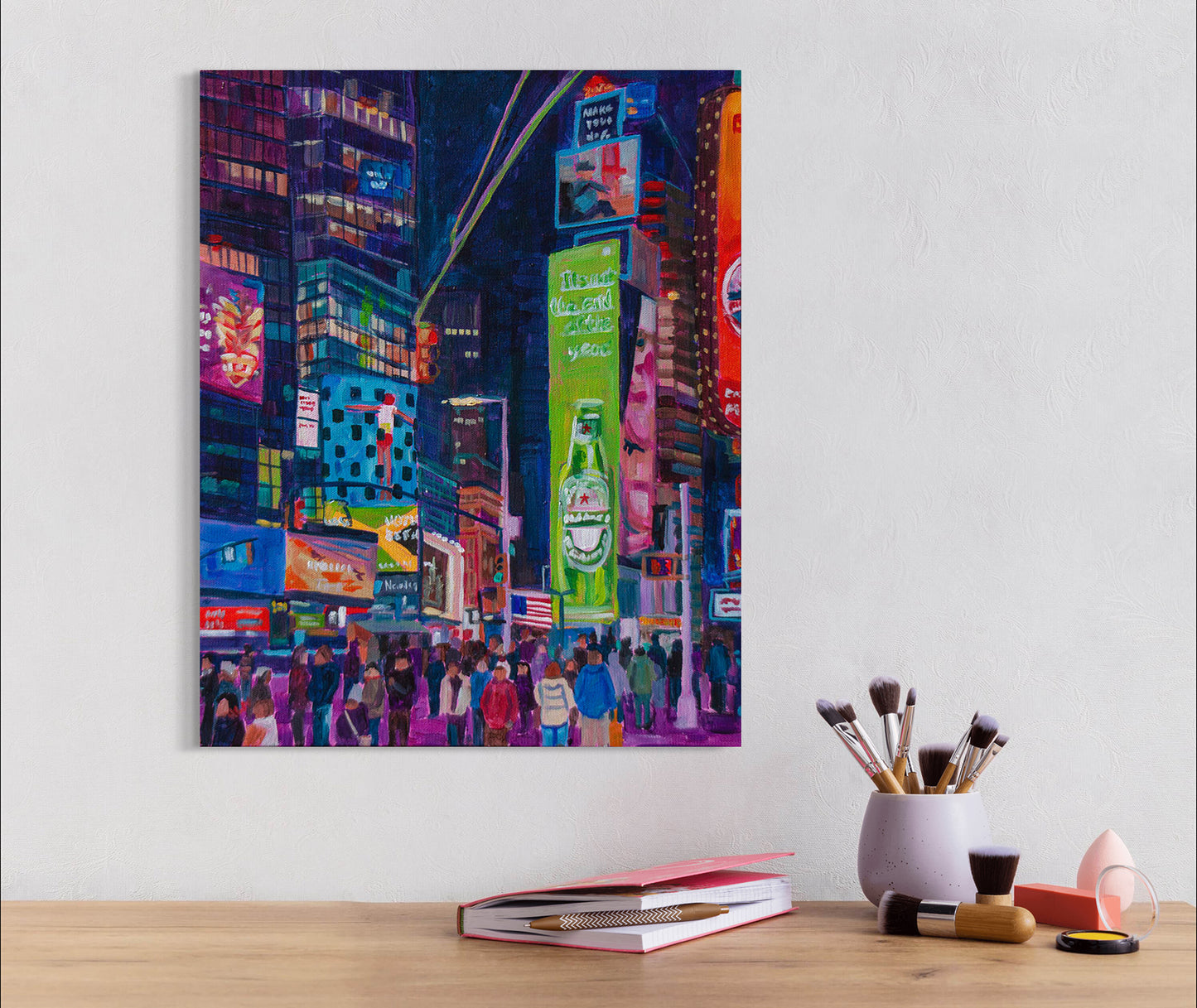 Sensory Overload- Times Square NYC original painting