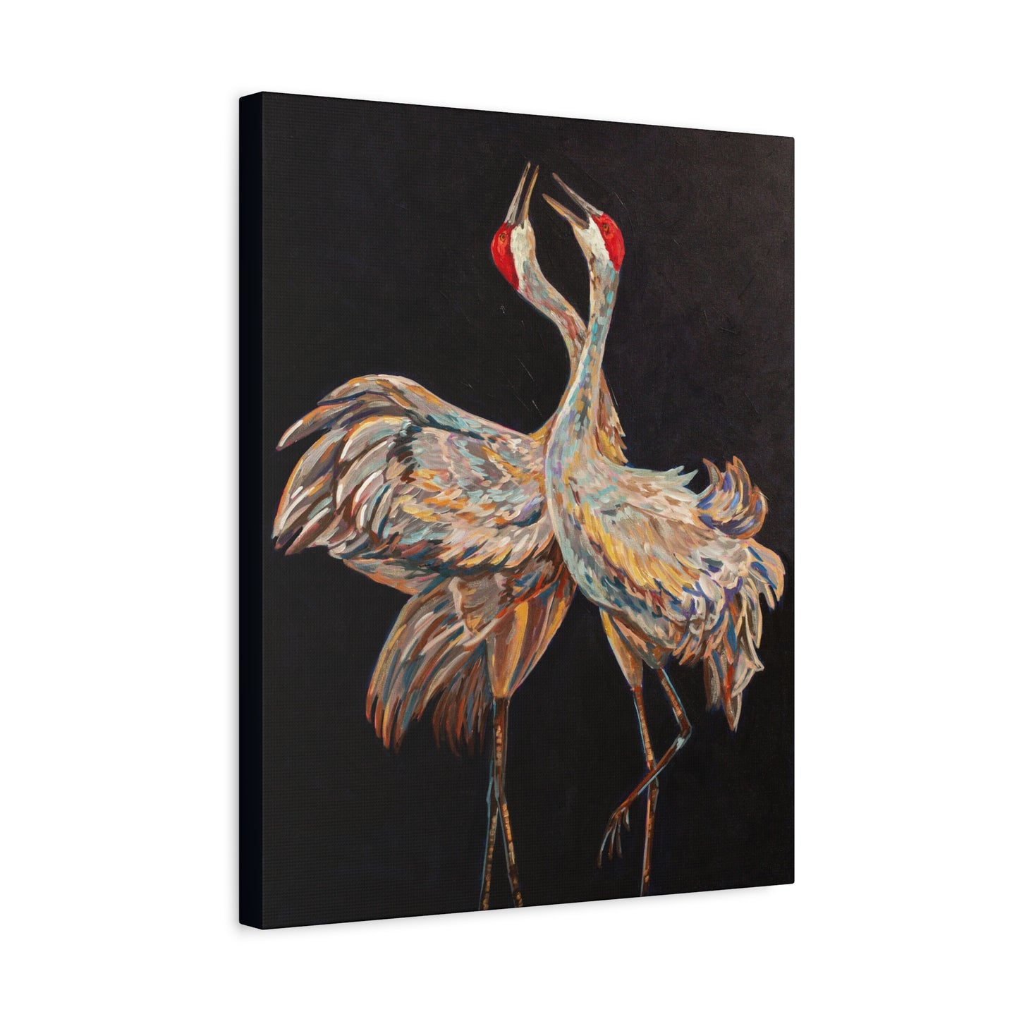 Dance of the Cranes  —Matte Canvas, Stretched, 1.25"