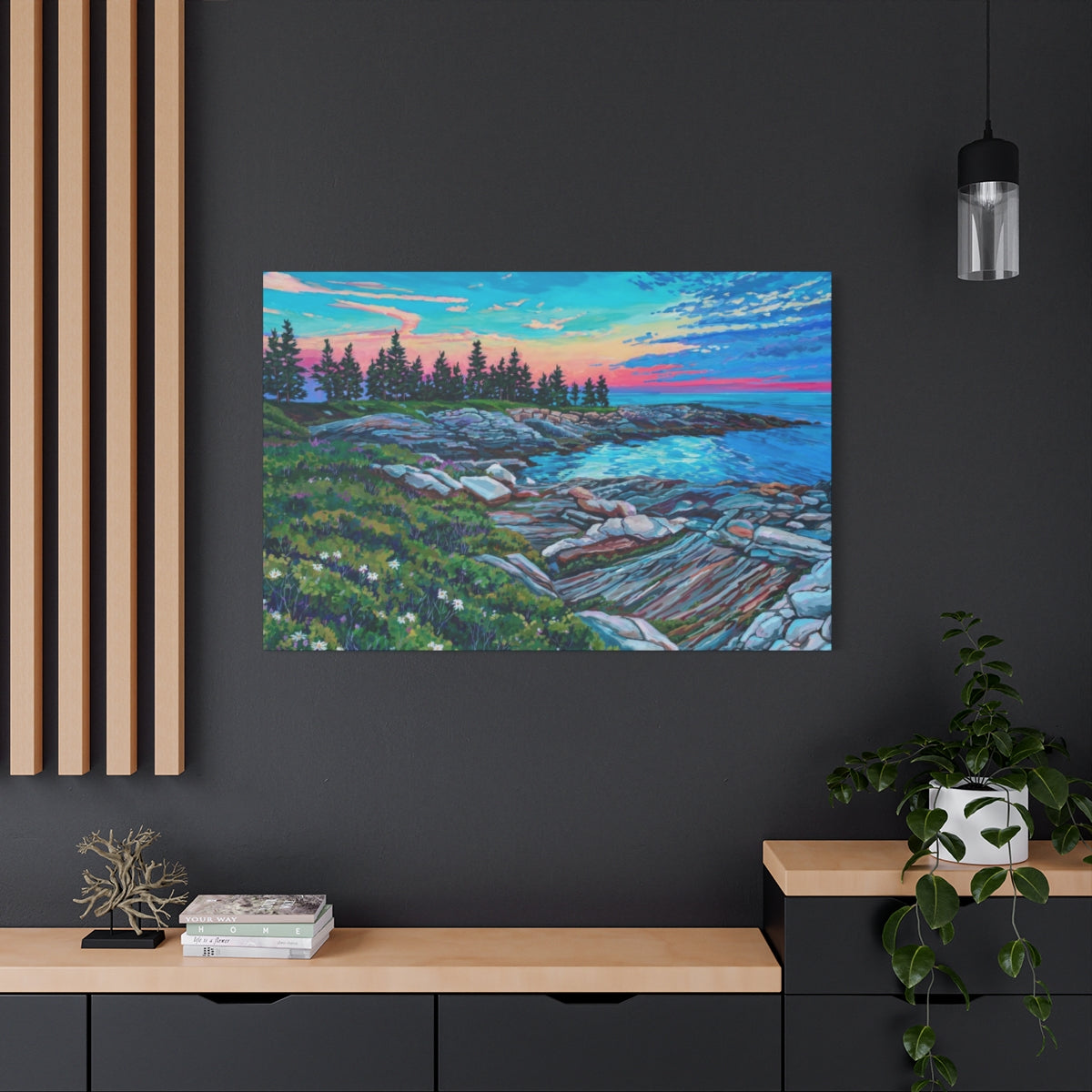 Pemaquid Point Sunset Maine—Matte Canvas, Stretched, 1.25"