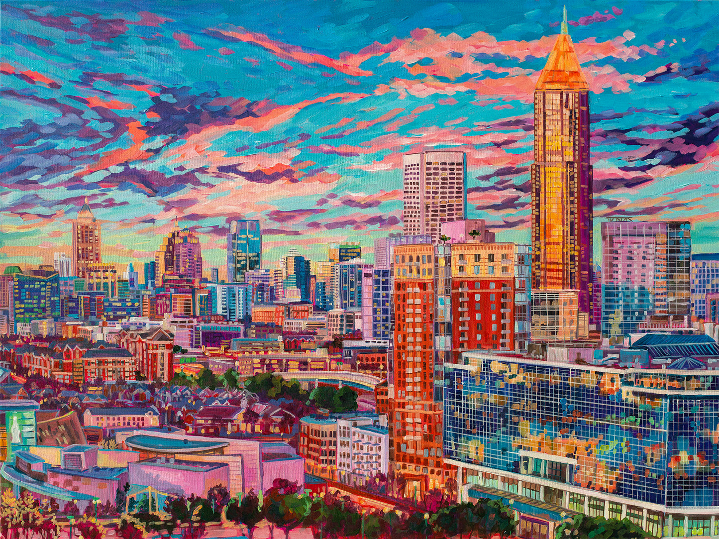 Midtown Atlanta Skyline