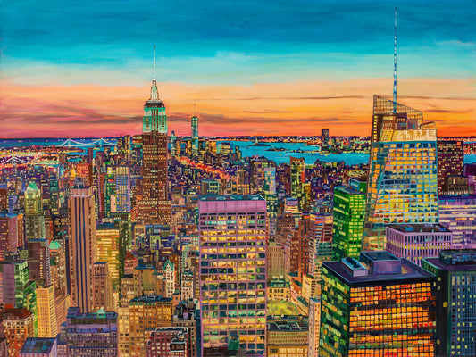 Empire at Dusk- NYC