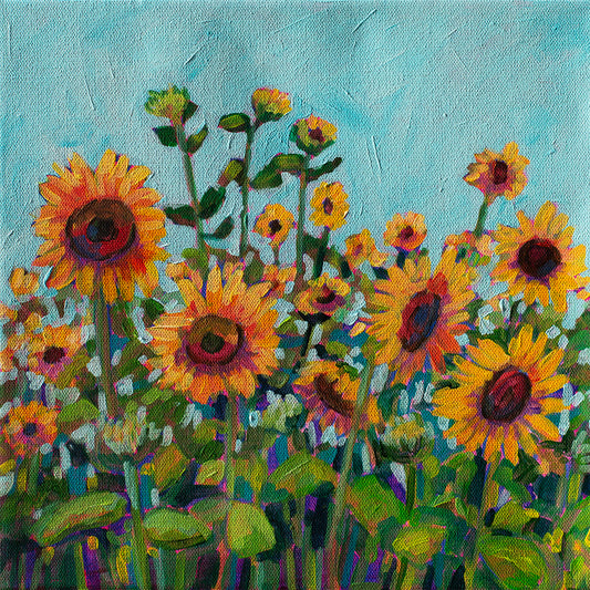 Cheerful Sunflowers