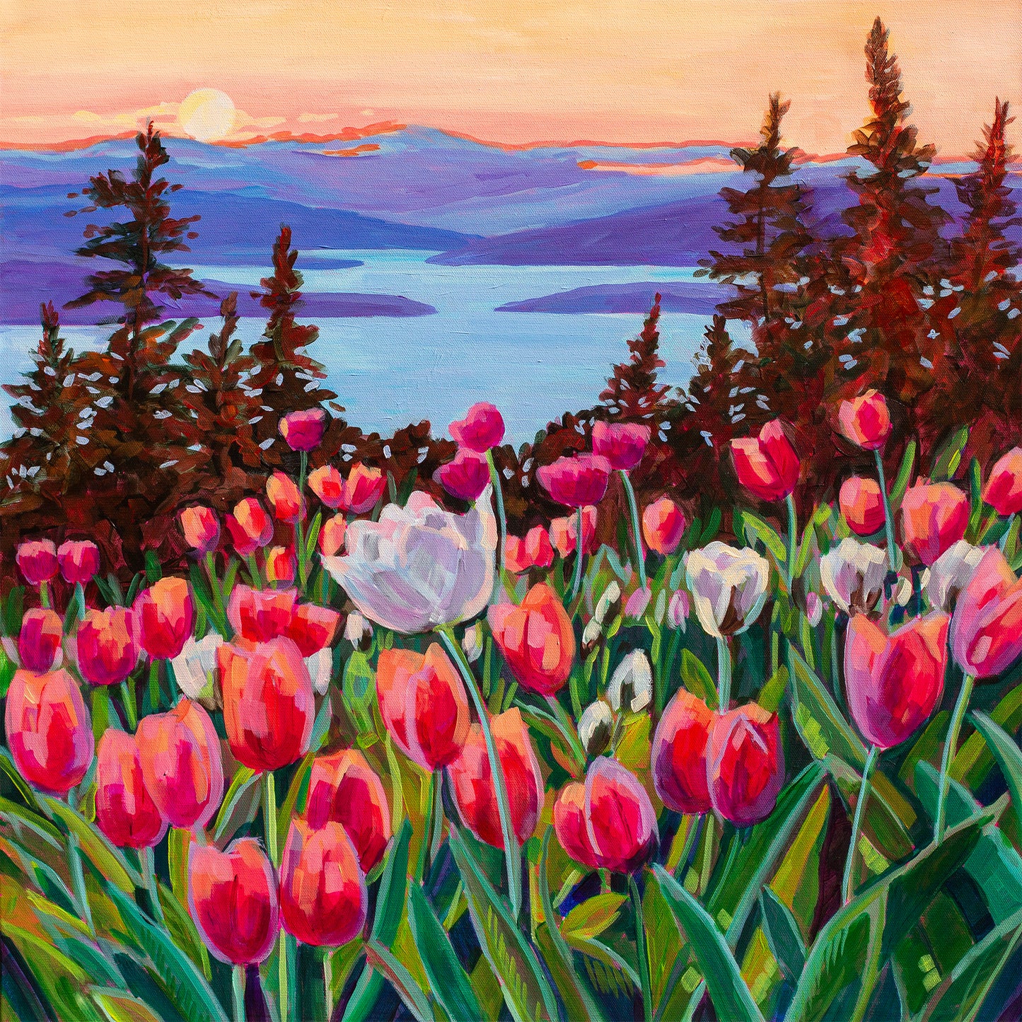 Wonder garden series- Tulips Above the Water